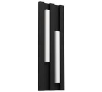 Eglo IP55 Fandina LED Steel Exterior Wall Light - Black