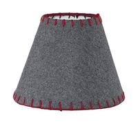 EGLO lampshade, Textile Shade for Table Lamps in Grey, red