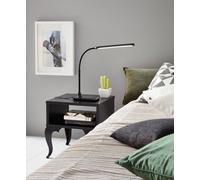 Eglo Laroa Black Minimalist Led Touch Dimmer Table Lamp, Black