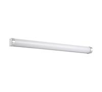 Eglo LED Bathroom Wall Light Tragacete 1, Vanity Mirror lamp with Switch, Over Cabinet Lighting Made of Plastic and Metal in Silver, White and Chrome, Neutral White, IP44, 24 inches