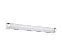 Eglo LED Bathroom Wall Light Tragacete 1, Vanity Mirror lamp with Switch, Over Cabinet Lighting Made of Plastic and Metal in Silver, White and Chrome, Neutral White, IP44, 18 inches
