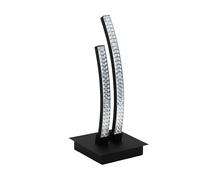 Eglo LED Bedside lamp Lejias, Elegant Table Light Made of Black Metal