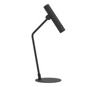 Eglo LED Bedside Table lamp Almudaina, Minimalist Light Fitting with Adjustable spot, Living Room and Bedroom Lighting, Spotlight Made of Black Metal, Warm White