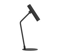 Eglo LED Bedside Table lamp Almudaina, Minimalist Light Fitting with Adjustable spot, Living Room and Bedroom Lighting, Spotlight Made of Black Metal, Warm White