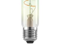 Eglo LED Dimmable Tube Twisted Filament E27 Iridescent Light Bulb - 4W