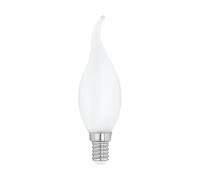 Eglo LED Candle Light Bulb Milky, Opaque E14 Edison lamp