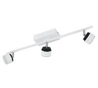 EGLO LED ceiling lamp Armento, ceiling spotlight, steel, aluminium in white