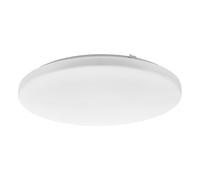 EGLO Frania LED Ceiling Light 1-Bulb Ceiling Light, Material: Steel, Plastic, Colour: White, Diameter: 43 cm