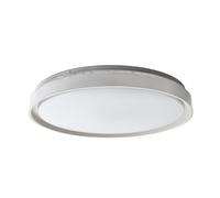 Eglo LED Ceiling lamp Iscuande, dimmable with Remote | metal and plastic in white, warm to cool white, Ø 49 cm