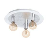 EGLO LED ceiling lamp Passano, 3-light vintage ceiling light, retro