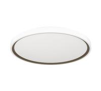 Eglo LED Ceiling lamp Semovigo, Round Light Fixture with dip Switch, Office and Kitchen Lighting in White Dark Bronze, Warm - Neutral - Cool White, Ø 50 cm