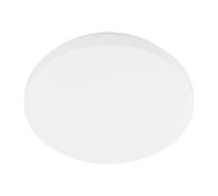 Eglo LED Ceiling Light Approdo, with Motion Sensor, lamp for Balcony and Terrace, Outdoor Porch Lighting, White Plastic, IP54, Warm White, Ø 31 cm