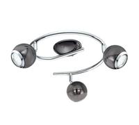 Eglo Bimeda LED Nickel-nero/Chrome Ceiling Light, Black