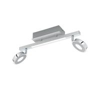 EGLO LED ceiling light Cardillio, ceiling spotlight, aluminium
