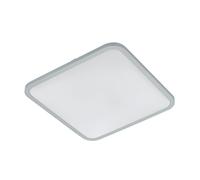 Eglo LED Ceiling Light Cogoleto, 1-Light Wall Lamp | Steel and Plastic in White and Silver, remote control, Colour Temperature Change (Warm, Neutral, Cool), Night Light, Dimmable