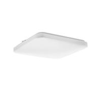 Eglo LED Ceiling Light Fitting Frania-IP, Flush Mount Bathroom lamp, Office Lighting Made of White Metal and Plastic, Warm - Neutral - Cool White, IP44, 33 x 33 cm