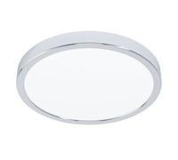 Eglo Fueva 6 Chrome Led Ceiling Light, 27Cm In White White One Size