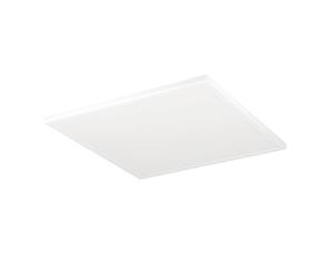 Eglo LED Ceiling Light Fitting Rovito, Round Ceiling lamp with Remote Control, Bathroom Lighting, Flush luminaire Made of Plastic in White, Warm White-Cold White, IP44, 50x50 cm
