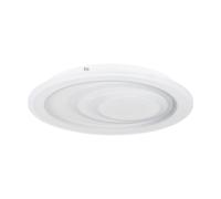 Eglo LED Ceiling Light Fixture Penjamo 1, Flush-Mount Ceiling lamp, Round Living Room and Bedroom Lighting, White Metal and Plastic, Neutral White, ?