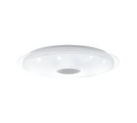 EGLO LED ceiling light Lanciano, crystal effect, remote control
