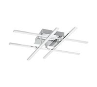 Eglo LED Ceiling Light Lasana 1, 4-Light Ceiling Fixture, Material: Steel