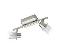 EGLO LED ceiling light Orvieto 1, Ceiling Spotlight, Steel in Matte Nickel