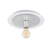 EGLO LED ceiling light Passano, Ceiling Lamp, Steel in White, Silver