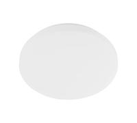 Eglo LED Ceiling Light Pogliola-E, Round Metal and Plastic Bathroom lamp in White, Neutral White Light, IP44, Ø 26 cm