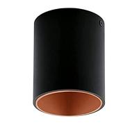 Eglo Polasso Led Surface Mounted Downlight Black, Copper