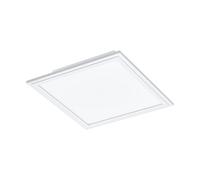 Eglo LED Ceiling Light Salobrena 1, Single-Flame Ceiling lamp, Material: Aluminium, Plastic, Colour: White, Dimensions: 30x30 cm, Neutral White