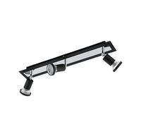 Eglo LED Ceiling Light Sarria, 3-Flame Ceiling lamp, Metal Spotlight, Living Room Light in Black and Chrome, Spots with GU10 Bulbs, Warm White