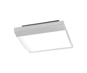 EGLO LED ceiling light Siderno, Single-Light Bathroom Ceiling Lamp | LED wall light in Steel and Plastic, Bathroom Lamp Chrome Satin, LED Moisture-Proof Light IP44, L 34.5 cm, W 35 cm