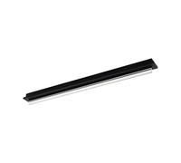 Eglo LED Ceiling Light Spadafora, 1-Flame dimmable Ceiling lamp, Living Room Light, Minimalist Design, Kitchen lamp Aluminium and Plastic, Office lamp Black White Clear, Hallway Ceiling Light