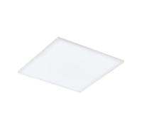 Eglo LED Ceiling Light Turcona-B, Metal Panel with White Plastic Diffuser, Hallway or Kitchen lamp, Neutral White, Size L x W 43.7 cm