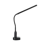 Eglo LED Clip Lamp Laroa, Clip Light with Touch Control, Step-Dimmable, Neutral White, Desk Lamp Made of Plastic, Black Clip Spot, LED Reading Lamp with Clamp