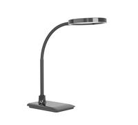 Eglo LED Desk lamp Lauro, Touch-dimmable Office Lighting, Table Light Fitting for Reading, Black Plastic, Warm - Cool White, H 36 cm