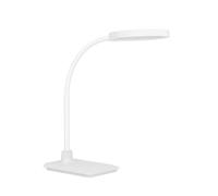 Eglo LED Desk lamp Lauro, Touch-dimmable Office Lighting, Table Light Fitting for Reading, White Plastic, Warm - Cool White, H 36 cm