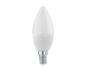 Eglo LED E14 Candle Bulb, 6 Watt (Equivalent to 40 Watt), 470 Lumen, E14 LED Warm White, 3000 Kelvin, LED Light Bulb, C37, Diameter 3.7 cm,11643