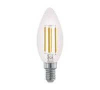 EGLO LED E14 dimmable, classic candle bulb, LED lamp for retro lighting