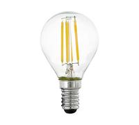 Eglo LED E14 Dimmable in Steps, Classic Light Bulb for Retro Lighting, 4 Watt (Equivalent to 40 Watt), 470 Lumens, E14 LED Warm White, 2700 Kelvin, LED Bulb, Edison Light Bulb P45, Diameter 4.5 cm