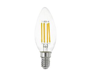EGLO LED E14 Lamp, Classic Candle Bulb, LED Lamp for Retro Lighting