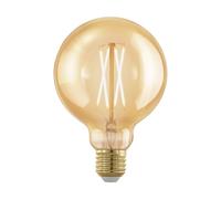 EGLO LED E27 dimmable, Golden Vintage bulb, LED Globe for retro lighting