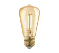 EGLO LED E27 dimmable, Golden Vintage Bulb, LED Lamp, Retro Lighting