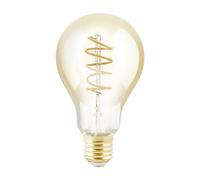 EGLO LED E27 Dimmable Lamp Vintage Amber Bulb Spiral LED 4 Watt (Equivalent