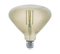 EGLO LED E27 dimmable, Smoky Vintage bulb in MID SIZE Ø 15 cm