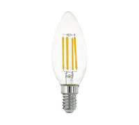Eglo LED Filament Candle Light Bulb, E14 Edison lamp for Retro Lighting