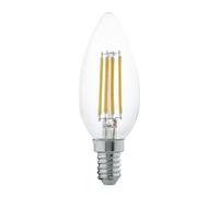Eglo LED Filament Candle Light Bulb, E14 Edison lamp for Retro Lighting
