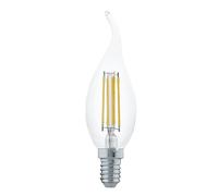 Eglo LED Filament Candle Light Bulb, E14 Edison lamp for Retro Lighting