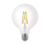 Eglo LED Filament Light Bulb, dimmable E27 Globe for Retro Lighting
