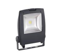 Eglo LED Floodlight Gambettola Pro, Adjustable Outdoor lamp, Aluminium Spotlight in Anthracite, Clear Glass, Cool White, IP65